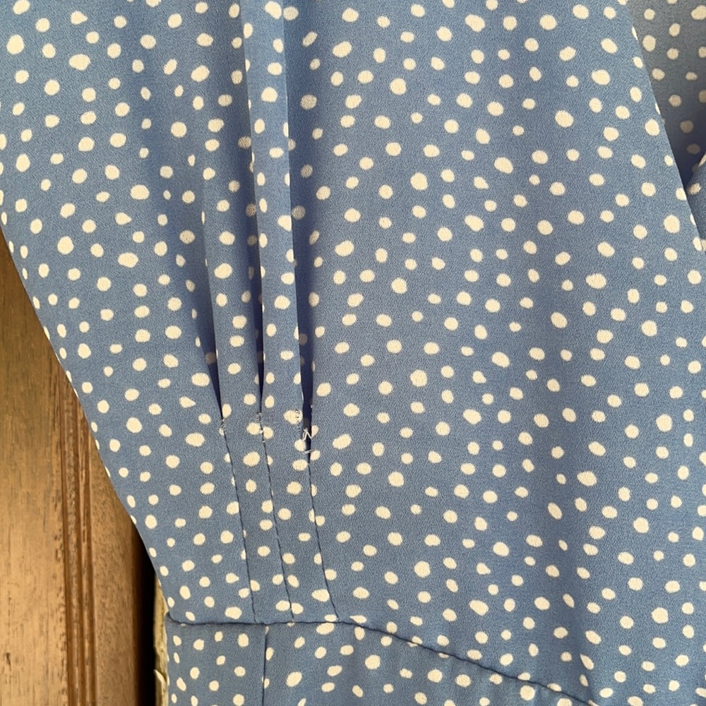 Polka Dotted Wrap Dress - Picture 3 of 4